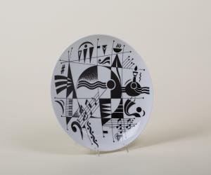 Porcelana - Prato "Música"