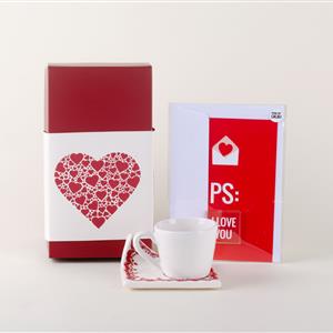 Caixa de Amor num Postal