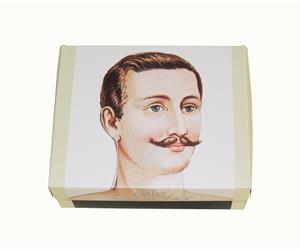 Bigodes – Conjunto de sabonete, pincel e taça