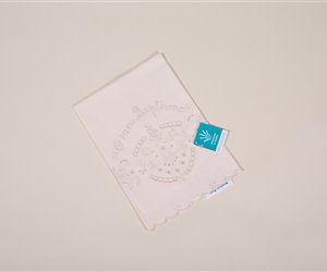 Toalha de Batizado - Bordado Açores 