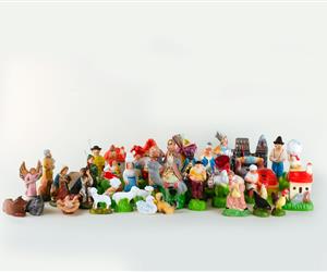 Presépio Completo Cerâmica - 40 Figuras