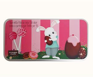 Lata c/ tablete - Páscoa