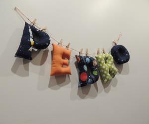 PEDRO - Letras em Tecido - Quarto Júnior