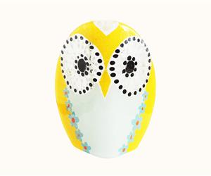 Mocho Amarelo - Vaso Vidro Decorativo 