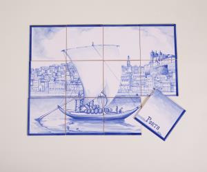 Azulejo Industrial - Painel de 12 Peças - Personalizável