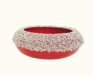 Taça Meio Musgada L - Vermelha e Branca