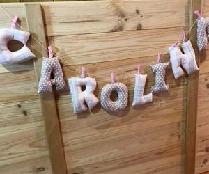 CAROLINA - Letras em Tecido