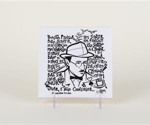 Azulejo Fernando Pessoa - M