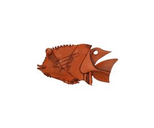Peixe - Barro vermelho/Branco - M