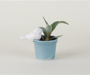 Vaso com Passarinho - Persa