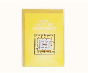 Postal - "Feliz por te ter encontrado"