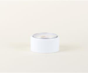 Porta-velas Baixo Branco