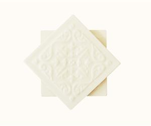 2 Azulejos Geométricos - Base de Copo - Branco