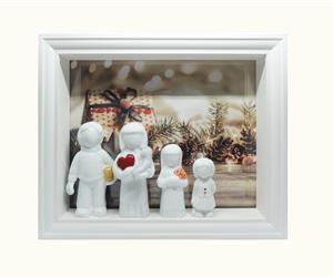 Moldura da Família - Natal - Pais e Filhos