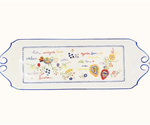 Prato de Torta - Lenço Namorados