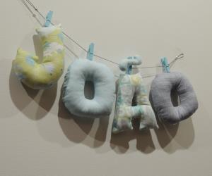 JOÃO - Letras em Tecido