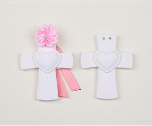 Cruz com coração - Menina