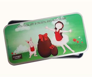 Lata c/ tablete - Páscoa