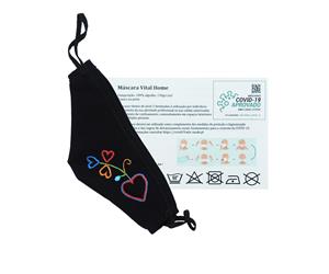 Máscara Bordada à Mão 