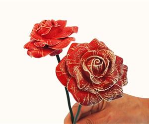 Rosa em Cerâmica