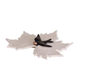 Folha Plátano c/ Andorinha - branco