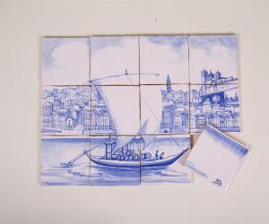 Azulejo Artesanal - Painel de 12 peças - Personalizável