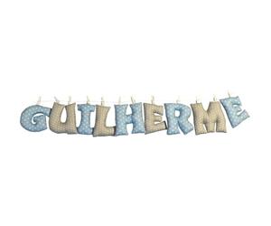 GUILHERME - Letras em Tecido