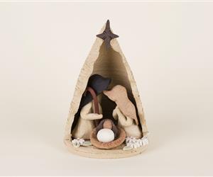 Presépio Cabana Árvore