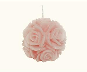 Vela "Bouquet de Rosas" - Rosa