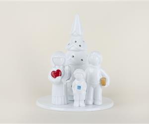 Árvore Família - Vidrada - Pais e 2 filhos