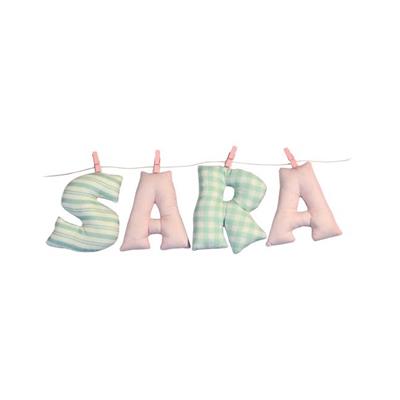 SARA - Letras em Tecido